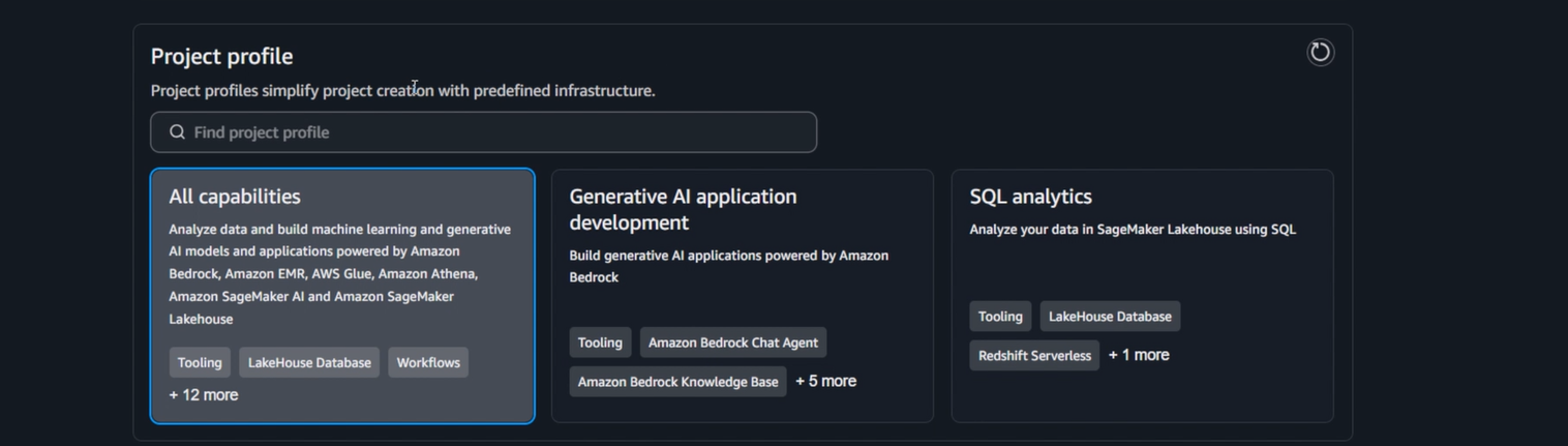 Project Profile Selection