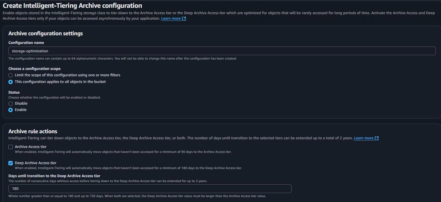 Placeholder - Intelligent Tiering